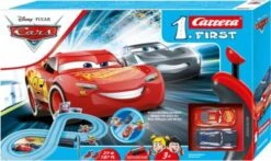 CARRERA FIRST - Disney·Pixar Cars - Power Duell Autorennbahn Für Kinder Ab 3 Jahren Mit Lightning McQueen Und Jackson Storm