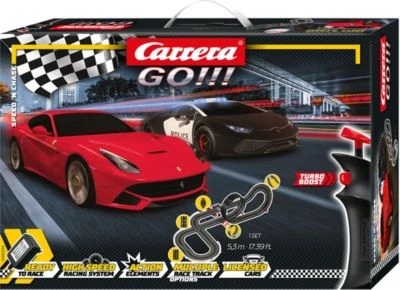 CARRERA GO!!! - Speed 'n Chase Autorennbahn, Italienische Verfolgungsjagd Mit Ferrari Und Lamborghini 3 CARRERA GO!!! - Speed 'n Chase Autorennbahn, Italienische Verfolgungsjagd Mit Ferrari Und Lamborghini