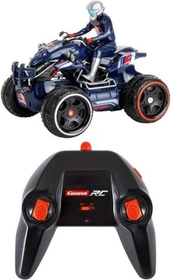 CARRERA RC - Amphibious Quadbike RedBull, Ferngesteuertes Auto Und Gleichzeitig Auch Ferngesteuertes Boot Für Jedes Gelände, Fährt Auch Auf Dem Wasser
