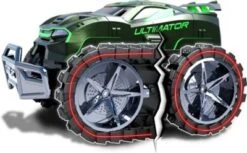 CARRERA RC - 2,4GHz Ultimate Terrain Vehicle (UTV) Stunt Car, Ferngesteuertes Auto Für Kinder Ab 6 Jahren, 4WD Offroad Fahrzeug, 2in1 Auf Knopfdruck Zwischen Rädern Und Kettenantrieb Wechseln, Sprit -Carrera 19778447 05