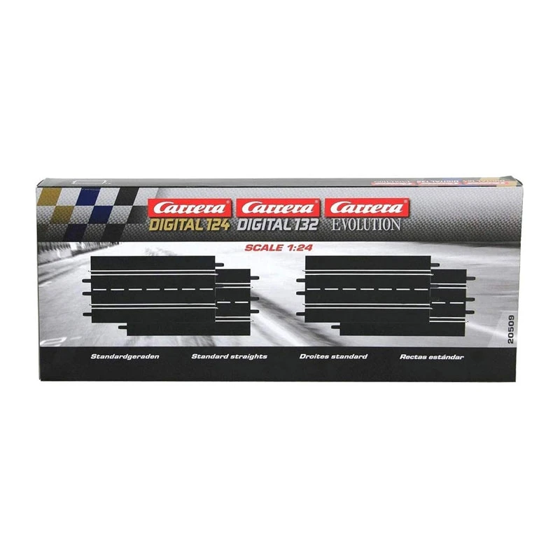 Carrera 20020509 Standardgeraden (4 Stück) Für Carrera Digital 132/124/EVO Autorennbahn 4 Carrera 20020509 Standardgeraden (4 Stück) Für Carrera Digital 132/124/EVO Autorennbahn – Bild 2