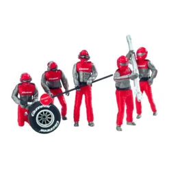 Carrera 20021131 Mechaniker Figurensatz Rot Für Carrera Digital 132/143/EVO
