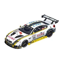 Carrera 20027594 Evolution BMW M6 GT3 "ROWE Racing #99" Weiss/gelb Fahrzeug