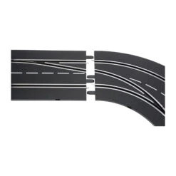 Carrera 20030365 Spurwechselkurve Rechts, Außen Nach Innen Für Digital 132/124 Autorennbahn