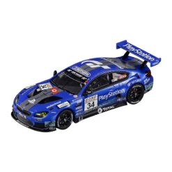 Carrera 20027685 Evolution BMW M6 GT3 "Walkenhorst No. 34" Blau PlayStation Fahrzeug