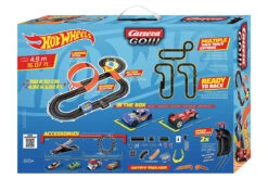 Carrera 20062552 GO!!! Autorennbahn Set "Hot Wheels 4.9" -Carrera 20062552 3 Autorennbahn Set Hot Wheels 4 9