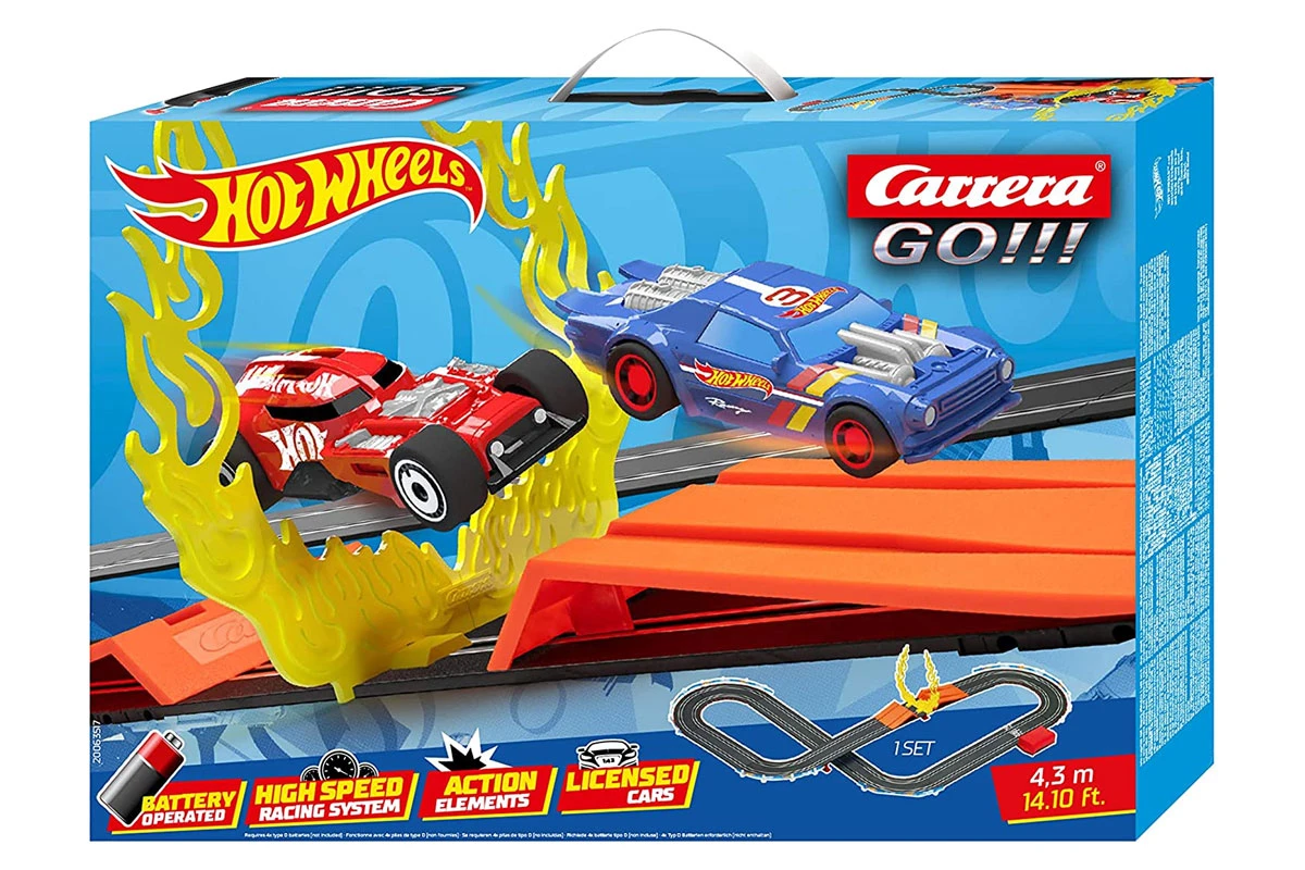 Carrera 20063517 GO!!! Autorennbahn "Hot Wheels" Mit Sprungschanze 4 Carrera 20063517 GO!!! Autorennbahn "Hot Wheels" Mit Sprungschanze – Bild 2