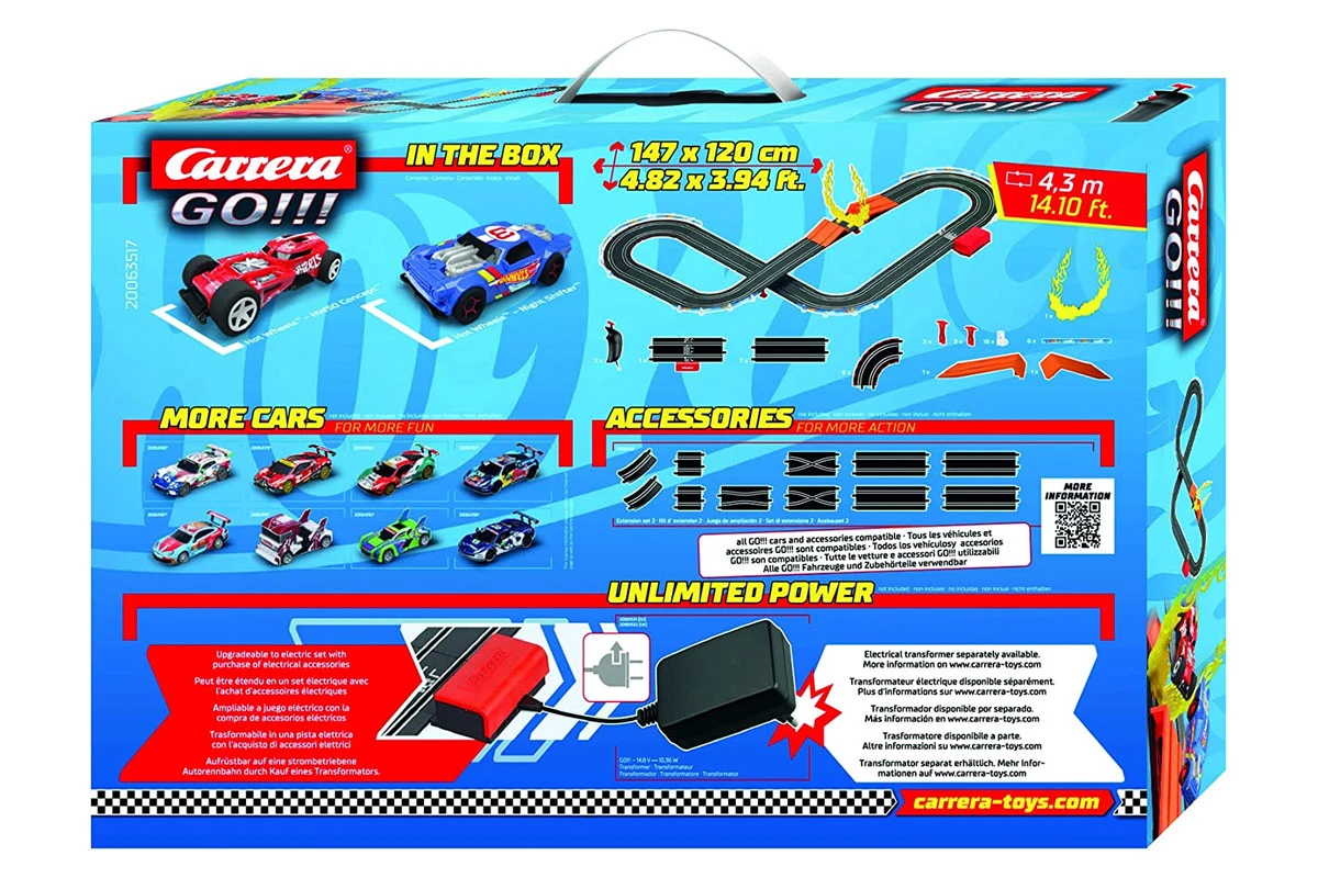 Carrera 20063517 GO!!! Autorennbahn "Hot Wheels" Mit Sprungschanze 5 Carrera 20063517 GO!!! Autorennbahn "Hot Wheels" Mit Sprungschanze – Bild 3