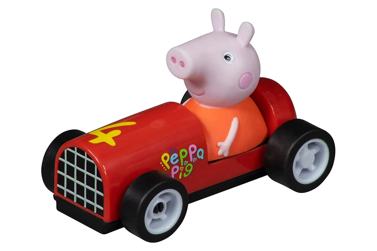 Carrera 20065028 FIRST Peppa Pig - Peppa Rot Fahrzeug Für Autorennbahn 3 Carrera 20065028 FIRST Peppa Pig - Peppa Rot Fahrzeug Für Autorennbahn