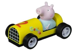 Carrera 20065029 FIRST Peppa Pig - George Gelb Fahrzeug Für Autorennbahn
