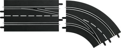 CARRERA DIGITAL 132/124 - Spurwechselkurve Rechts, Außen Nach Innen, Autorennbahn Zubehör 3 CARRERA DIGITAL 132/124 - Spurwechselkurve Rechts, Außen Nach Innen, Autorennbahn Zubehör