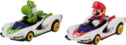 CARRERA Pull & Speed - Mario Kart - P-Wing Pull Back Auto Mit Rückziehmotor, 2er Pack