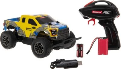 CARRERA RC - 2,4GHz Ford F-150 Raptor Y/B D/P, Maßstab 1:20, Bis Zu 25 Km/h, Ferngesteuertes Auto Für Kinder Ab 8 Jahren 7 CARRERA RC - 2,4GHz Ford F-150 Raptor Y/B D/P, Maßstab 1:20, Bis Zu 25 Km/h, Ferngesteuertes Auto Für Kinder Ab 8 Jahren – Bild 5