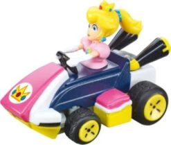 CARRERA RC - 2,4GHz Mario Kart Mini RC Peach, Ferngesteuertes Auto Für Kinder Ab 6 Jahren